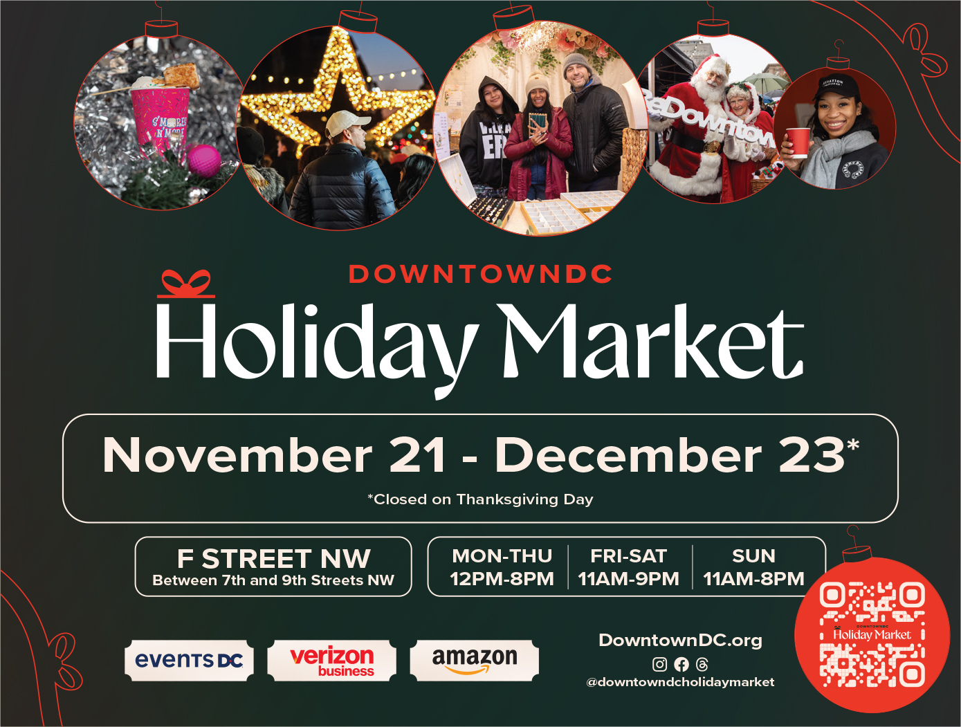 Ad for DC Downtown Holiday Market.