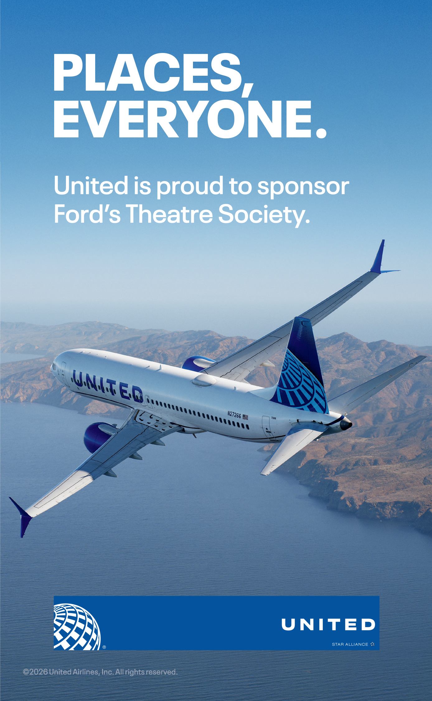 Ad for United Airlines.